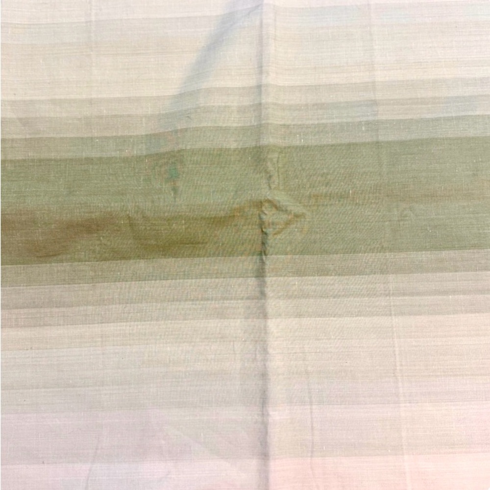 2.75 Yards Vintage Ralph Lauren Ombre Stripe Fabric in Sage Green